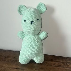 Blue Bear Handmade Crochet Soft Stuffed Animal/Plushie